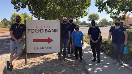 business team at Placer Food Bank