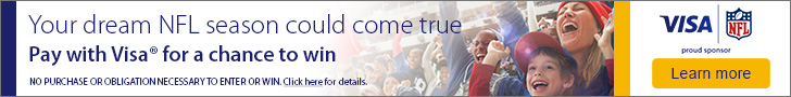 Pay with Visa for a chance to win