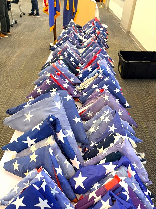 Folded Flags Collected, 3rd Annual Drive