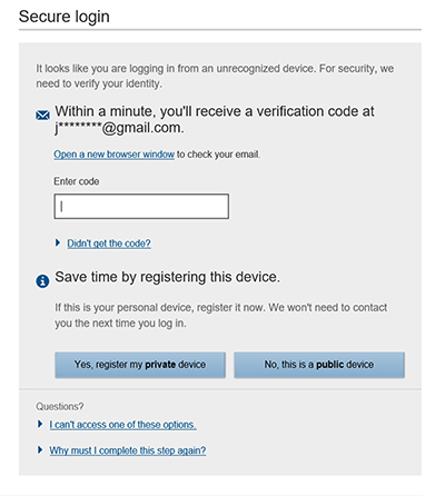 Secure Login