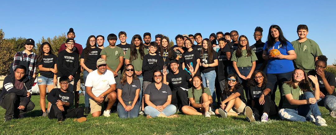 Members of the Youth Action Corps in 2019 at the Creekside Fair in Natomas