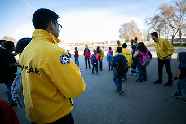 City Year Sacramento volunteers photo