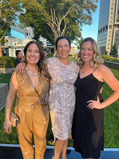 Amanda Merz, SAFE Community Impact Manager and newly elected SACC Board Chair; Allison Yee-Garcia, SAFE Senior Vice President of Marketing & Communications; Rebecca Delmundo, SAFE Assistant Vice President of Community Relations