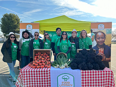 SAFE employees volunteering at the Food Literacy Center, 2023.