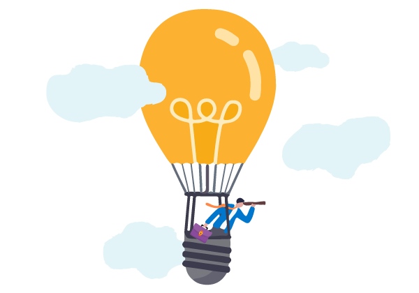 Guided wealth illustration